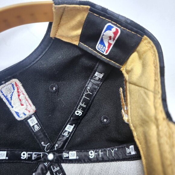 Toronto Raptors NBA Youth Hat Cap City Edition Charcoal Gold Embroidered Logos - Picture 10 of 11